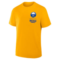 Buffalo Sabres - Fanatics Crash The Net Legacy T-Shirt Gold