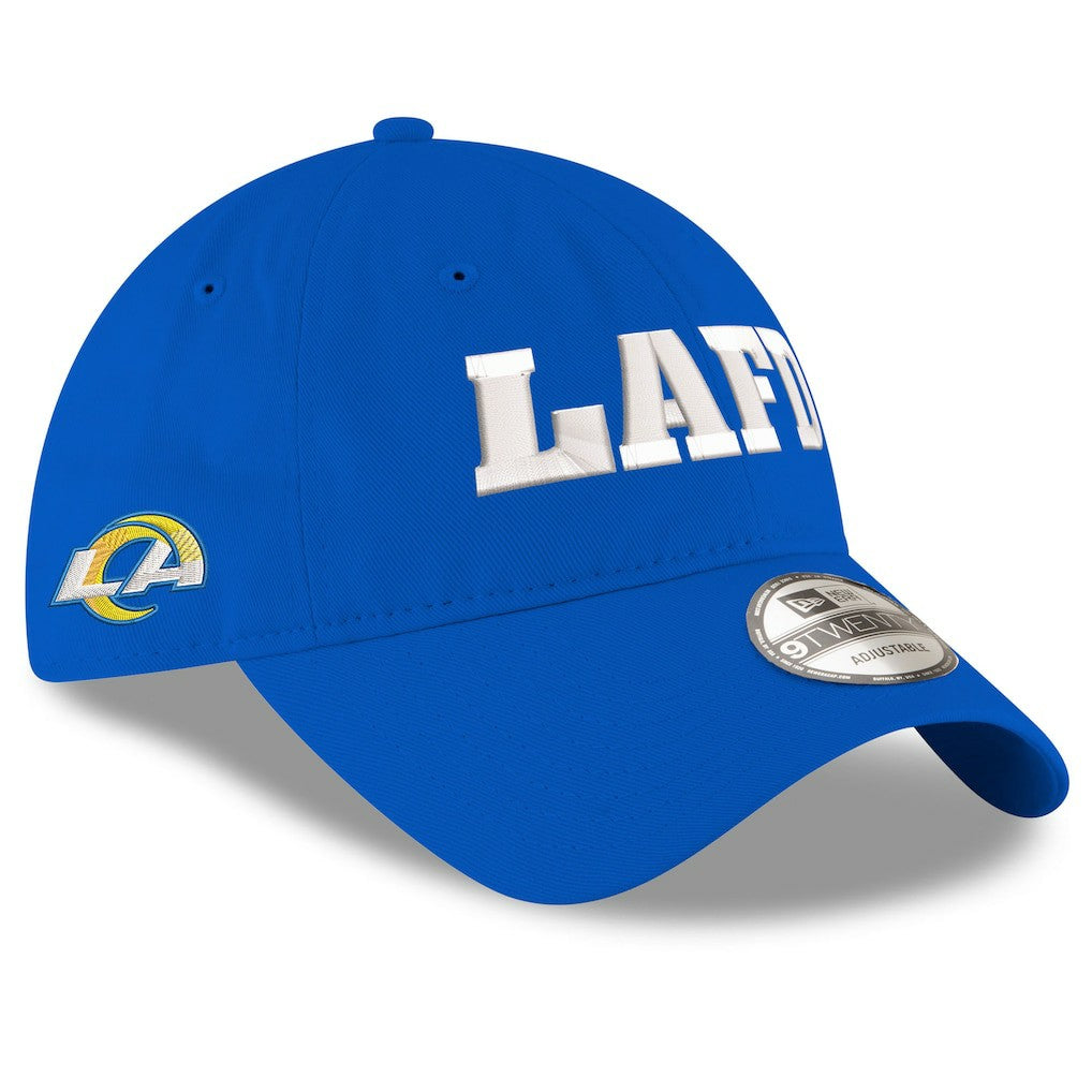 Los Angeles Rams New Era LAFD 9TWENTY Adjustable Hat Royal - NFL