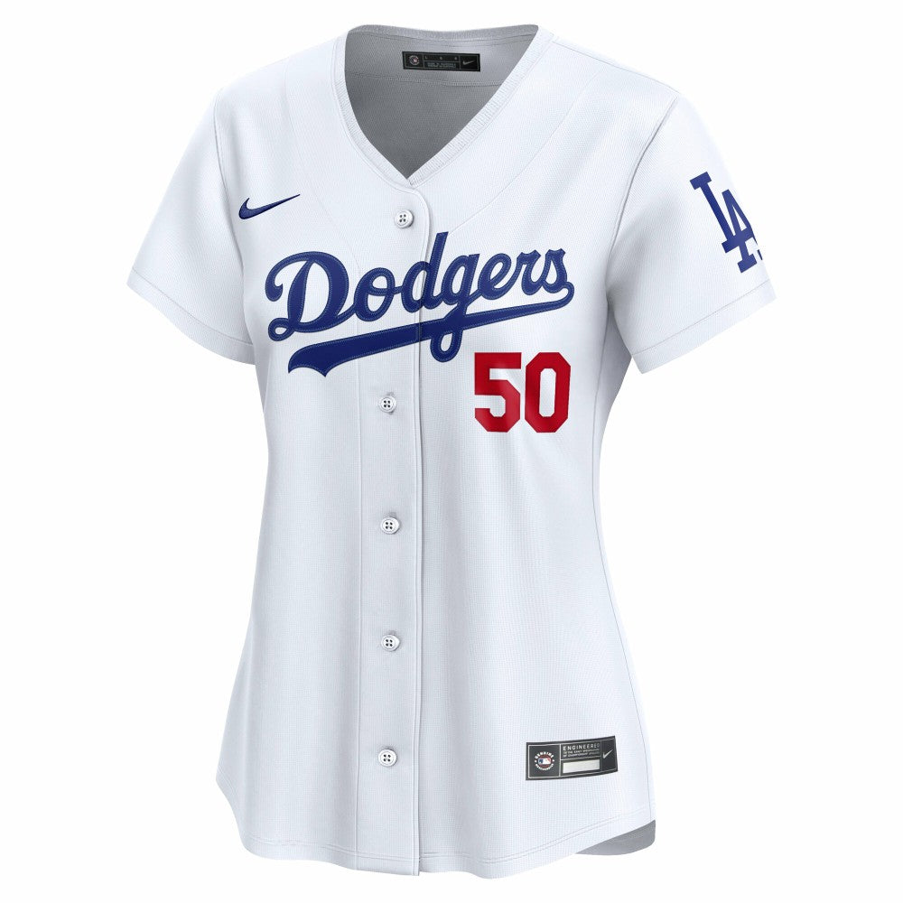 Mookie Betts Los Angeles Dodgers Nike Women's Home Limited Player Jersey Lifestyle