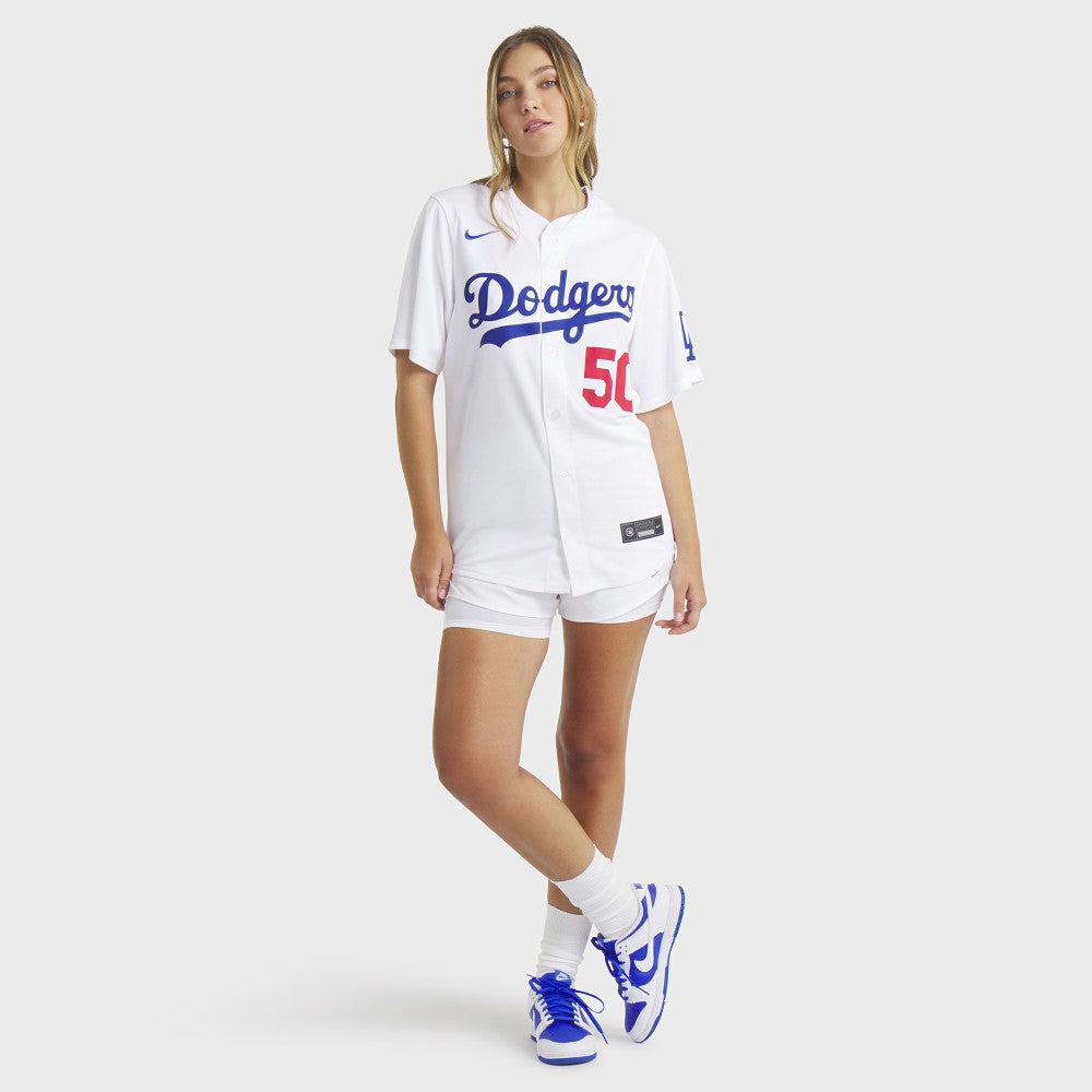 Mookie Betts Los Angeles Dodgers Nike Women's Home Limited Player Jersey Lifestyle