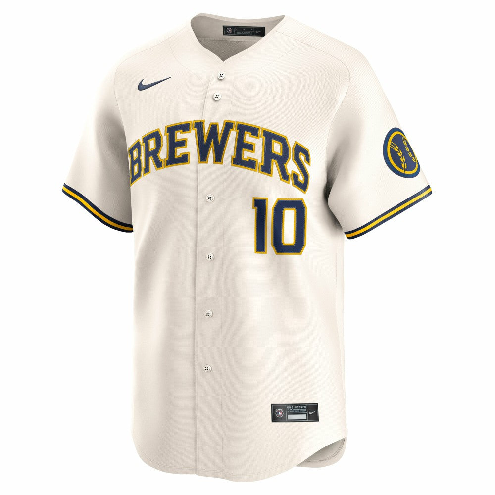 Sal Frelick Milwaukee Brewers Nike Home Limited Player Jersey - Cream | MLB Jerseys