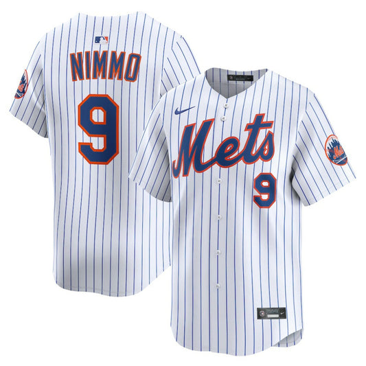 Brandon Nimmo New York Mets Nike Home Limited Player Jersey - White | MLB Jerseys
