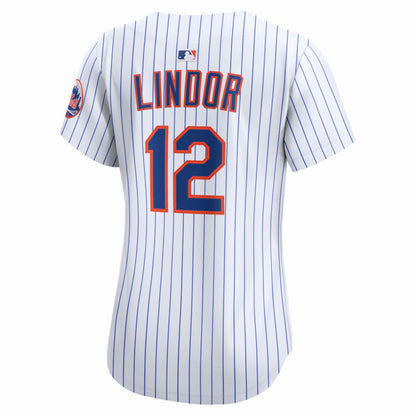 Francisco Lindor New York Mets Nike Women's Home Limited Jersey - White | MLB Jerseys