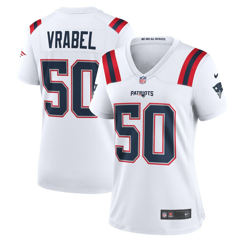 Mike Vrabel New England Patriots Women's Retired Player Game Jersey White - Nike
