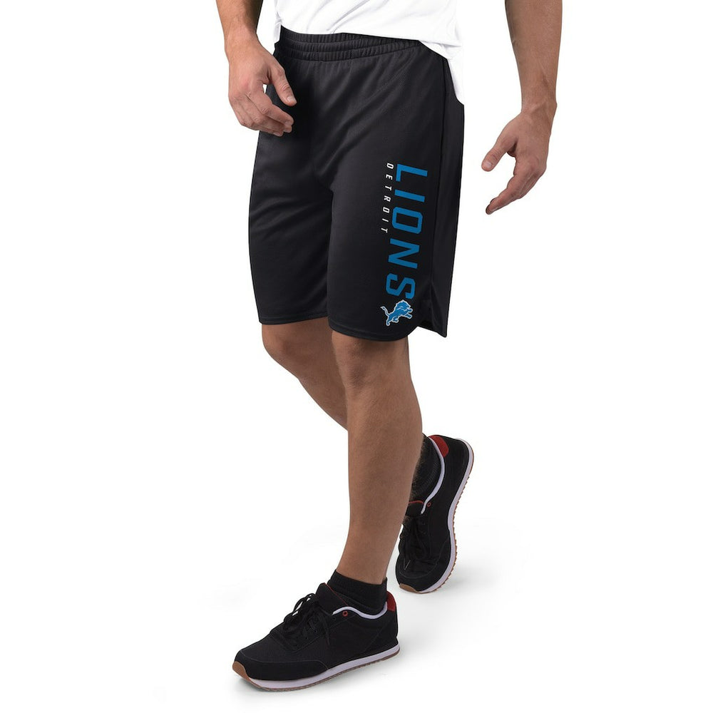 Detroit Lions MSX by Michael Strahan Mesh Shorts Black - NFL