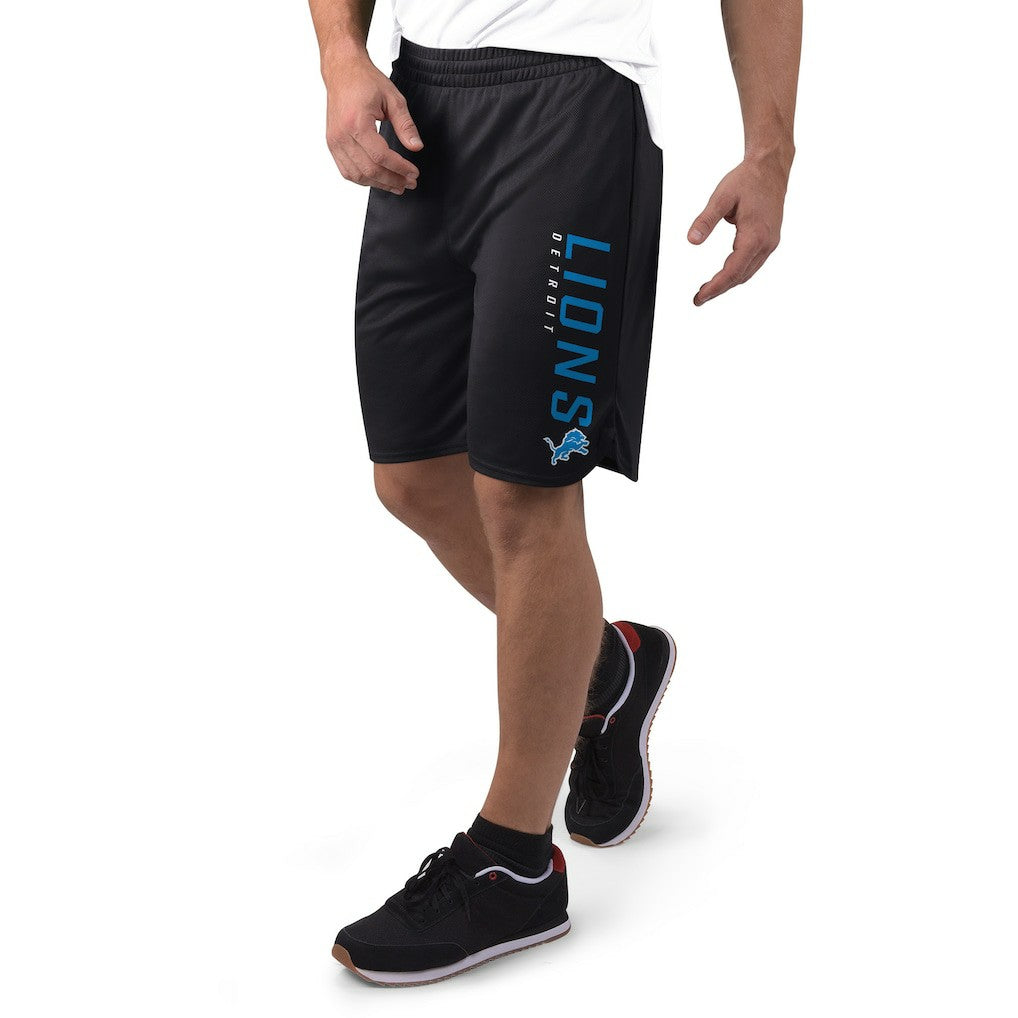 Detroit Lions MSX by Michael Strahan Mesh Shorts Black - NFL