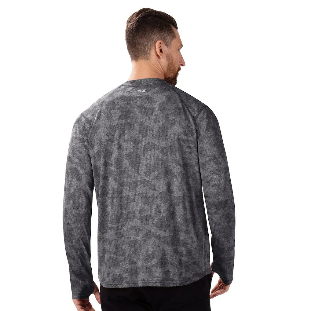 Atlanta Falcons MSX by Michael Strahan Performance Camo Long Sleeve T-Shirt Black - NFL