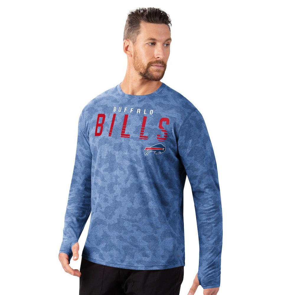 Buffalo Bills MSX by Michael Strahan Performance Camo Long Sleeve T-Shirt Royal - NFL