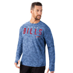 Buffalo Bills MSX by Michael Strahan Performance Camo Long Sleeve T-Shirt Royal - NFL