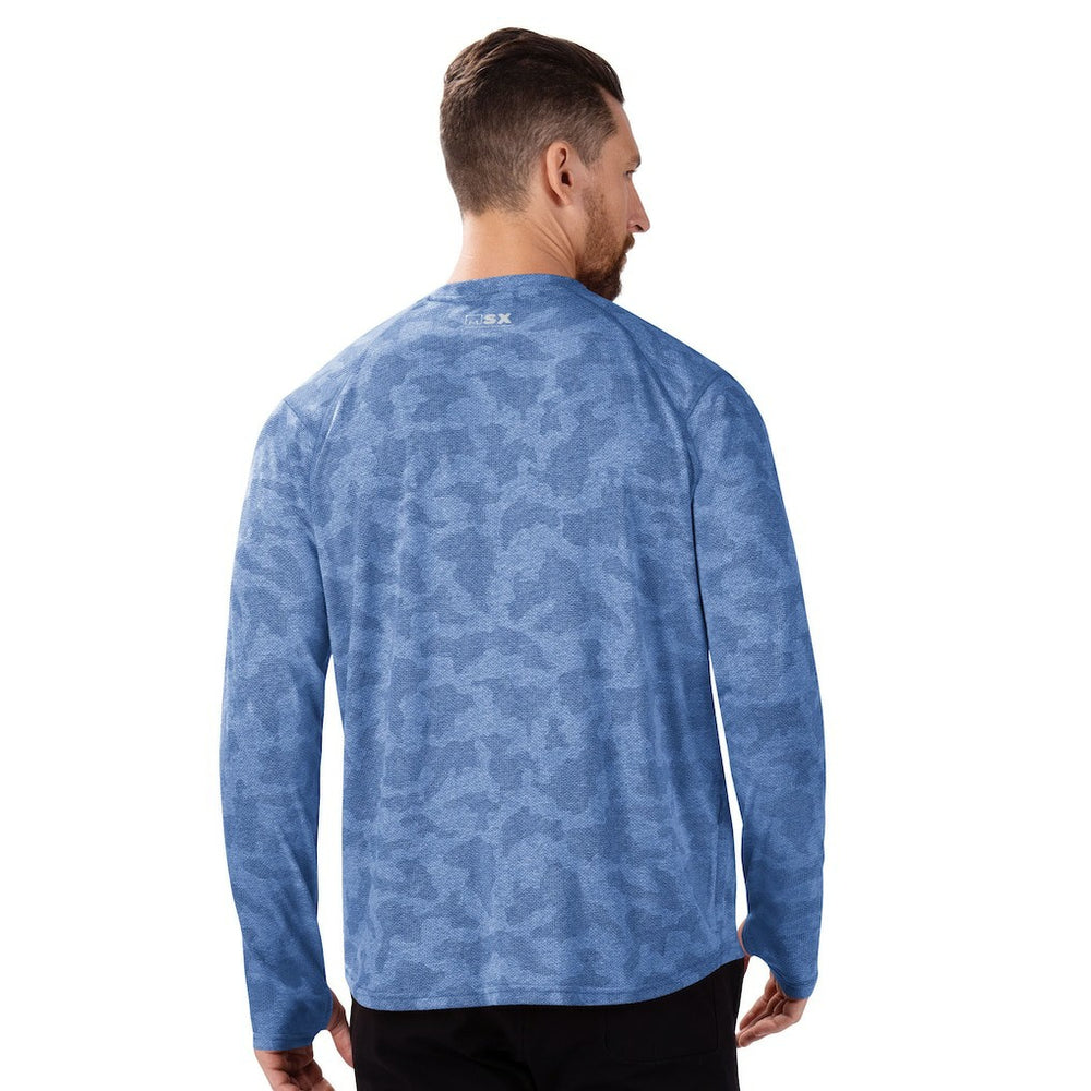 Buffalo Bills MSX by Michael Strahan Performance Camo Long Sleeve T-Shirt Royal - NFL