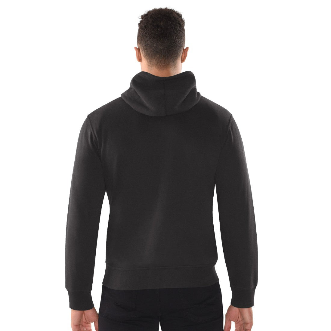 Detroit Lions Starter Distressed Classic Full-Zip Hoodie Black - NFL