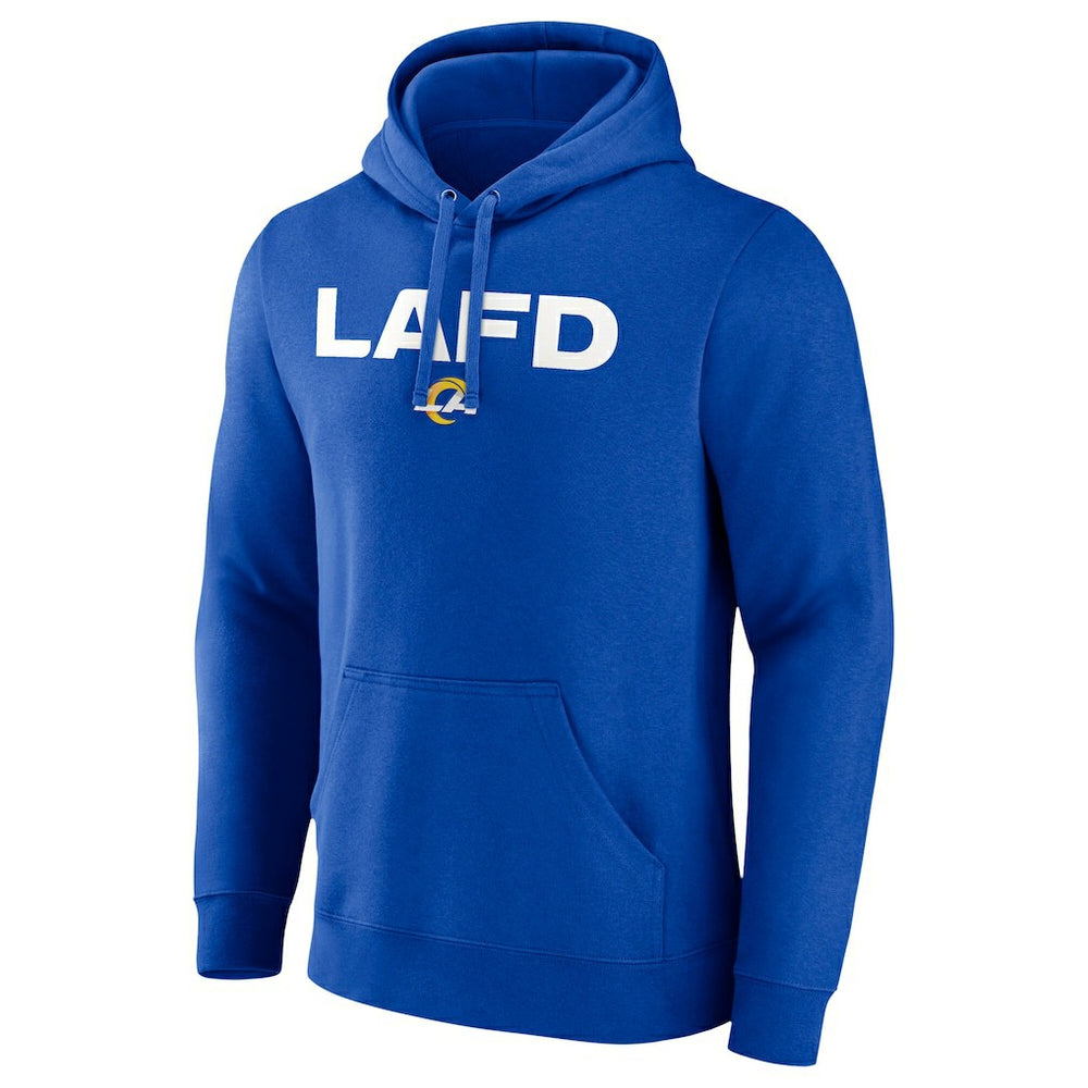 Los Angeles Rams LAFD Pullover Hoodie Royal - Fanatics