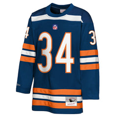 Walter Payton Chicago Bears Youth Hockey Fashion Jersey Navy - Mitchell & Ness
