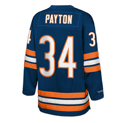 Walter Payton Chicago Bears Youth Hockey Fashion Jersey Navy - Mitchell & Ness