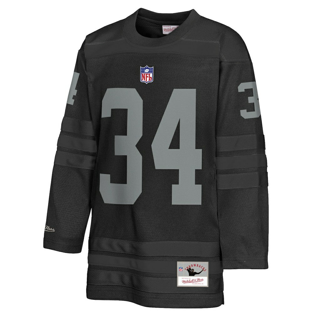 Bo Jackson Las Vegas Raiders Youth Hockey Fashion Jersey Black - Mitchell & Ness