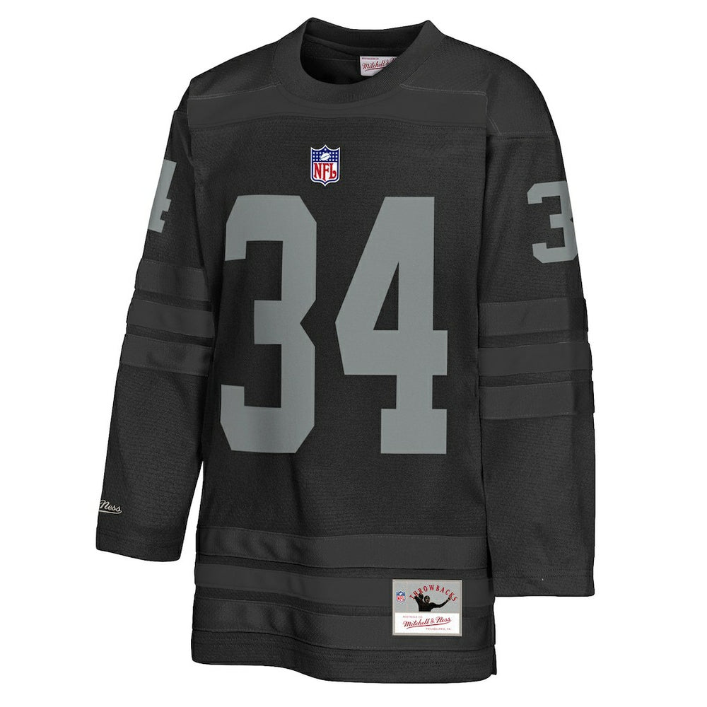 Bo Jackson Las Vegas Raiders Youth Hockey Fashion Jersey Black - Mitchell & Ness