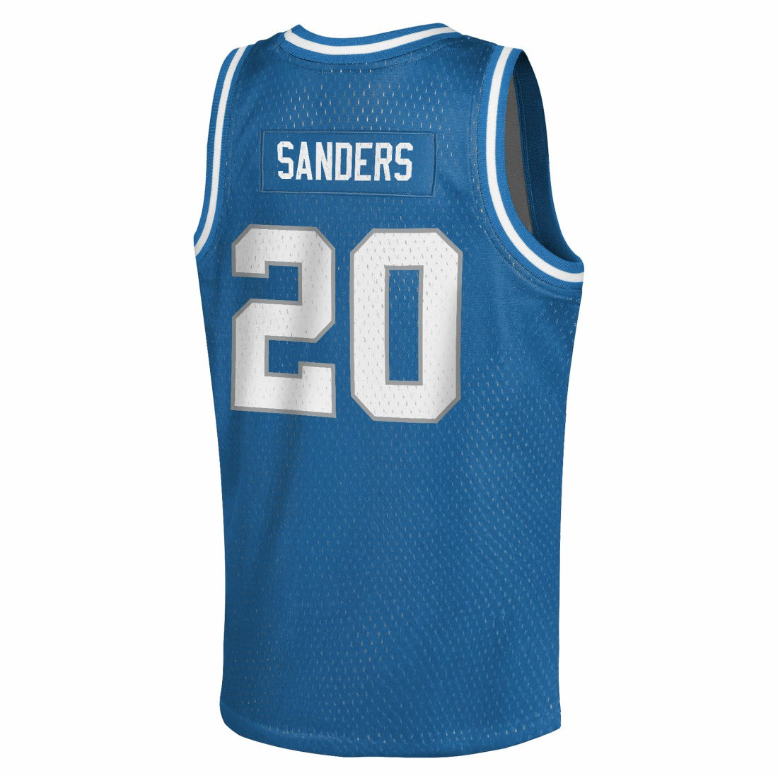 Barry Sanders Detroit Lions Youth Retired Player NFL Basketball Fashion Jersey - Blue for sale | NFL Jerseys