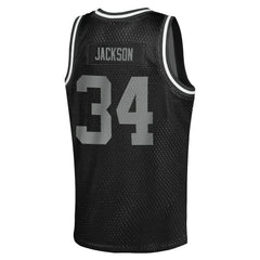 Bo Jackson Las Vegas Raiders Youth Retired Player NFL Basketball Fashion Jersey Black - Mitchell & Ness
