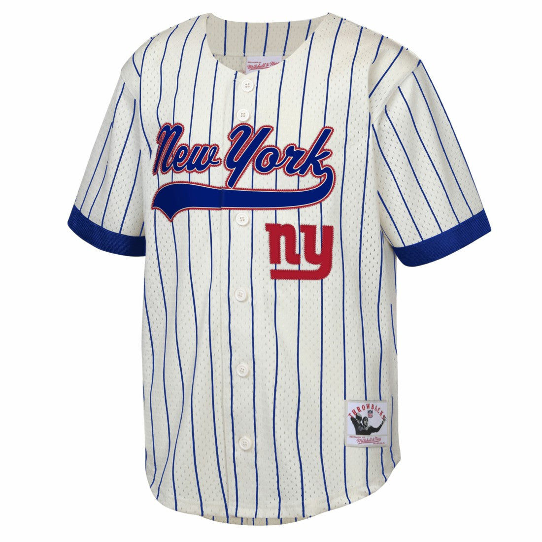 Lawrence Taylor New York Giants Youth Retired Player Name & Number Baseball Jersey Cream - Mitchell & Ness