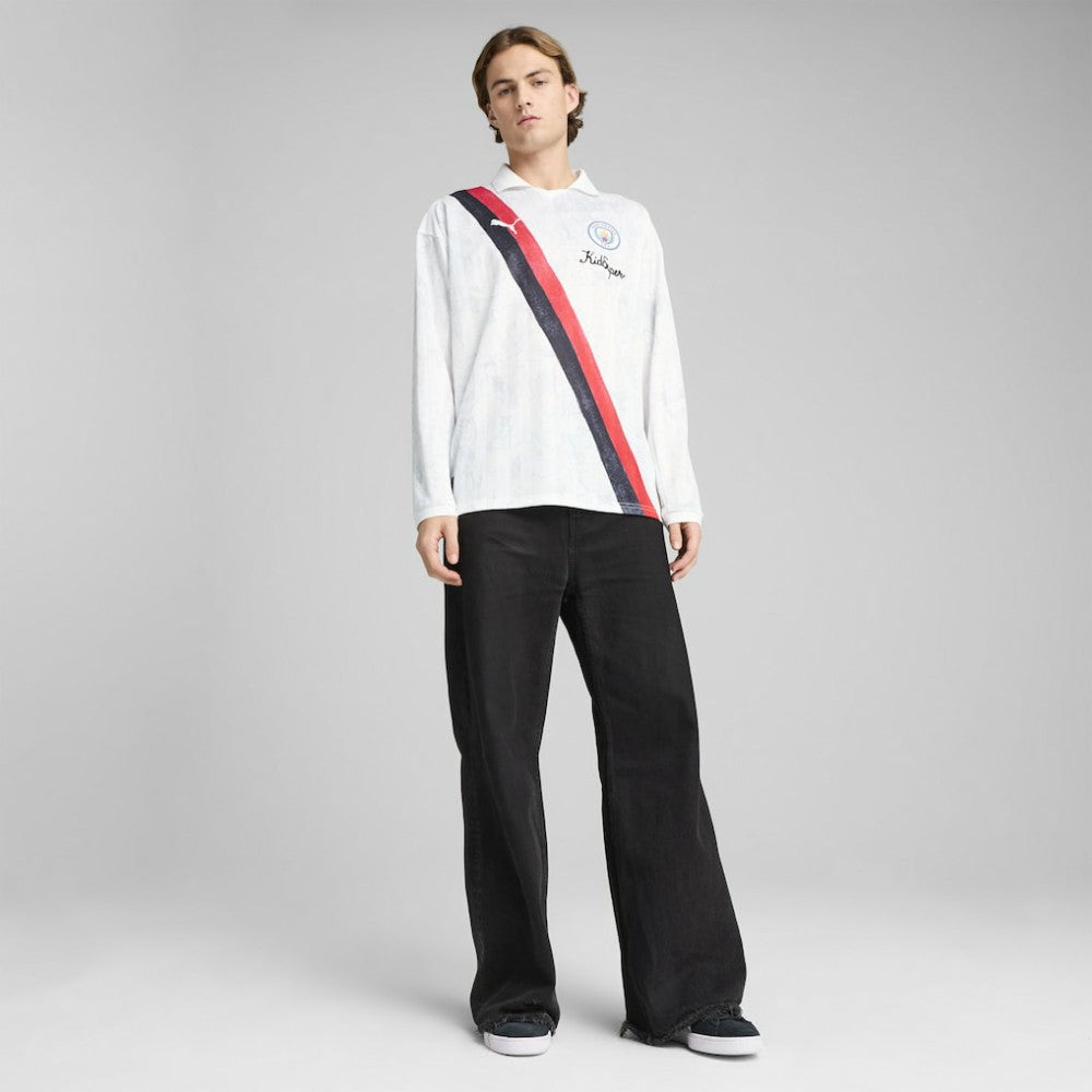Puma Manchester City x KidSuper 2025 FIFA Club World Cup Retro Long Sleeve T-Shirts - White