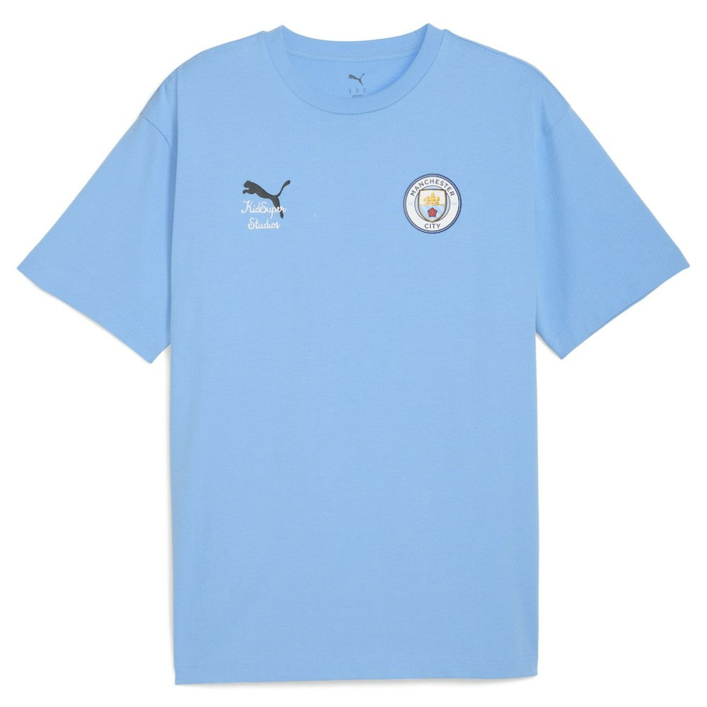 Puma Manchester City x KidSuper 2025 FIFA Club World Cup Graphic T-Shirts - Light Blue