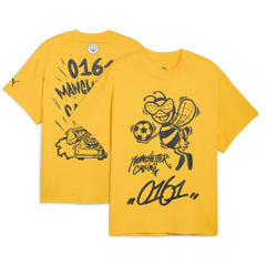 Puma Manchester City 2025 FIFA Club World Cup Hoops T-Shirts - Yellow