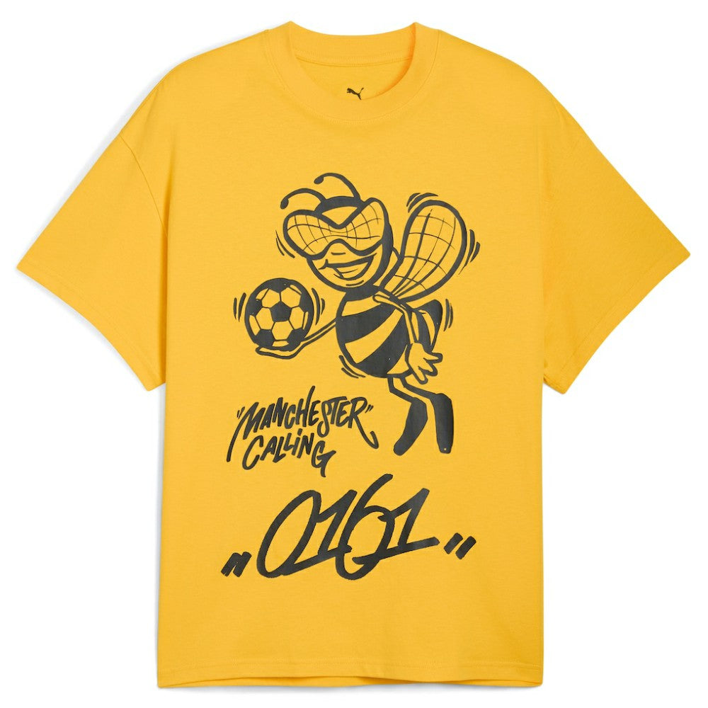 Puma Manchester City 2025 FIFA Club World Cup Hoops T-Shirts - Yellow