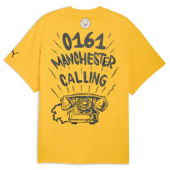 Puma Manchester City 2025 FIFA Club World Cup Hoops T-Shirts - Yellow