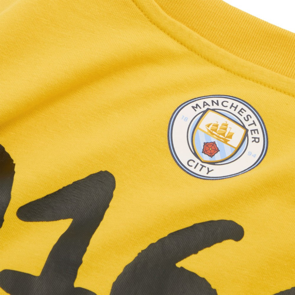 Puma Manchester City 2025 FIFA Club World Cup Hoops T-Shirts - Yellow
