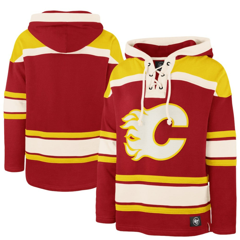 Calgary Flames - '47 Superior Lacer Hoodie Red
