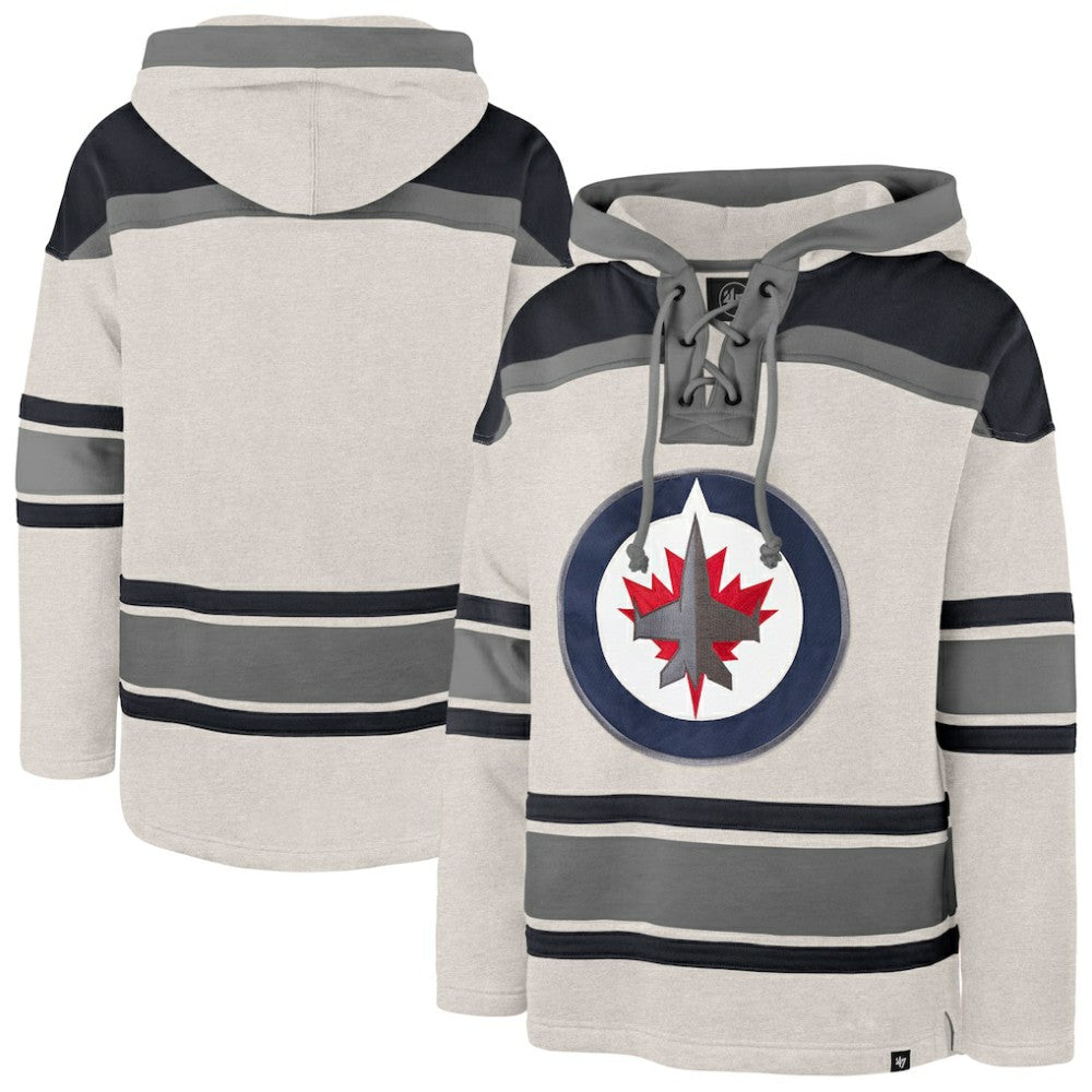 Winnipeg Jets - '47 Rockaway Lacer Pullover Hoodie Oatmeal