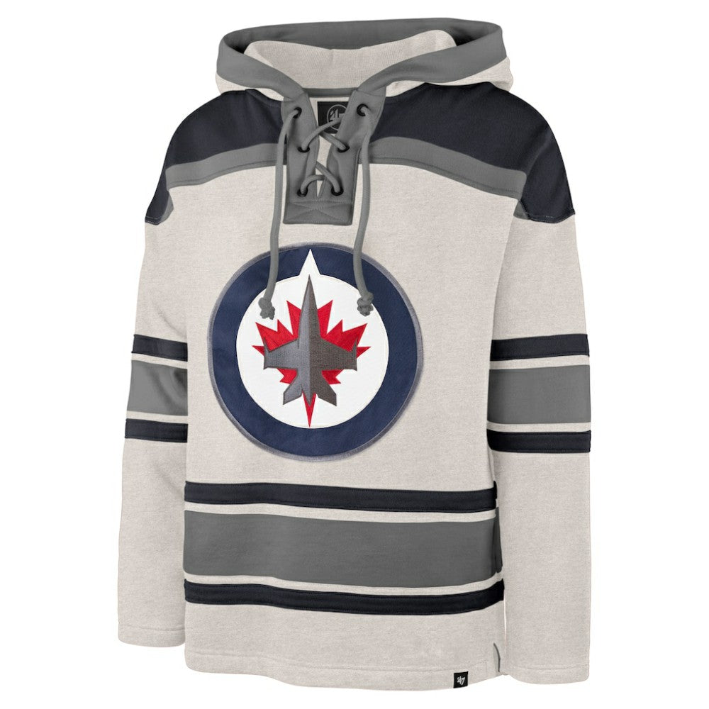 Winnipeg Jets - '47 Rockaway Lacer Pullover Hoodie Oatmeal