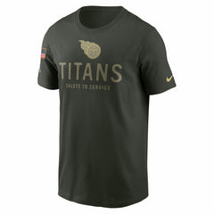 Tennessee Titans 2025 Salute to Service Sideline Primary Edge Dri-FIT T-Shirt Forest Green - Nike