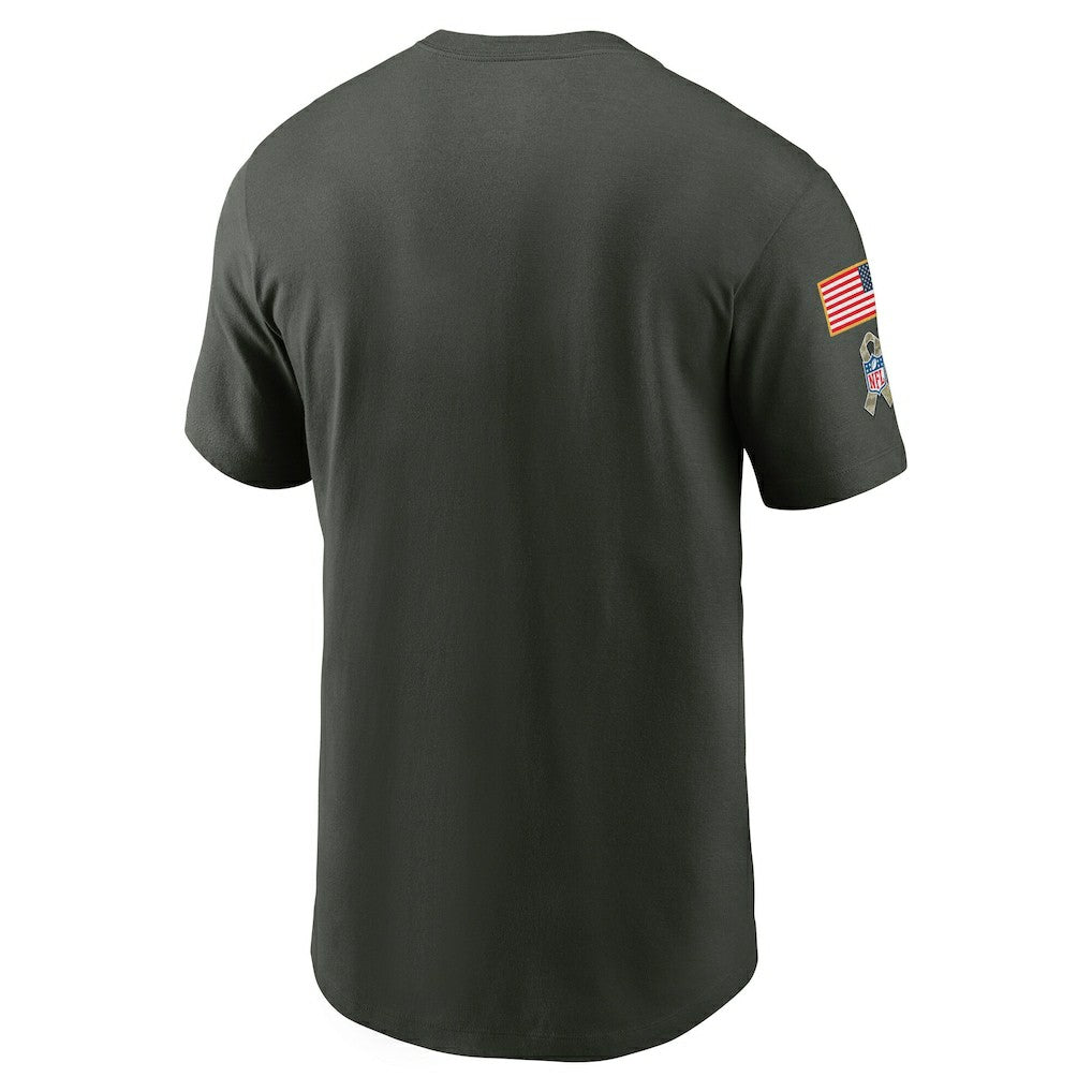 Pittsburgh Steelers 2025 Salute to Service Sideline Primary Edge Dri-FIT T-Shirt Forest Green - Nike