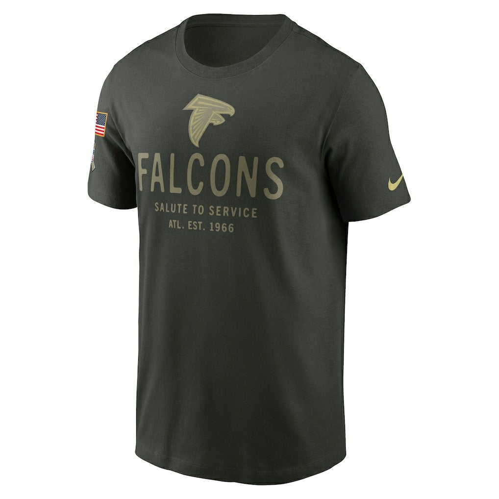 Atlanta Falcons 2025 Salute to Service Sideline Primary Edge Dri-FIT T-Shirt Forest Green - Nike