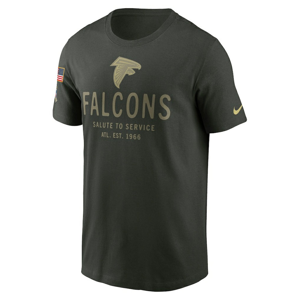 Atlanta Falcons 2025 Salute to Service Sideline Primary Edge Dri-FIT T-Shirt Forest Green - Nike