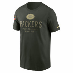 Green Bay Packers 2025 Salute to Service Sideline Primary Edge Dri-FIT T-Shirt Forest Green - Nike