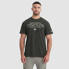 Denver Broncos 2025 Salute to Service Sideline Slub Dri-FIT T-Shirt Forest Green - Nike
