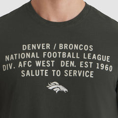 Denver Broncos 2025 Salute to Service Sideline Slub Dri-FIT T-Shirt Forest Green - Nike