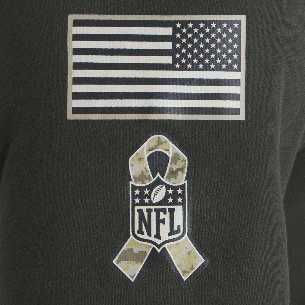 Denver Broncos 2025 Salute to Service Sideline Slub Dri-FIT T-Shirt Forest Green - Nike