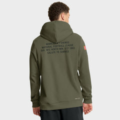 Minnesota Vikings 2025 Salute to Service Sideline Standard Issue Dri-FIT Hoodie Olive - Nike