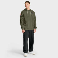 Minnesota Vikings 2025 Salute to Service Sideline Standard Issue Dri-FIT Hoodie Olive - Nike