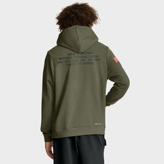 Miami Dolphins 2025 Salute to Service Sideline Standard Issue Dri-FIT Hoodie Olive - Nike
