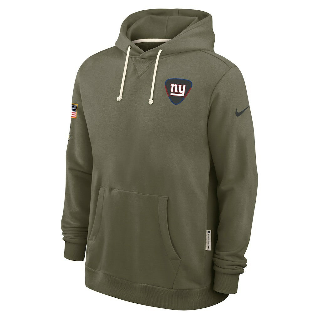 New York Giants 2025 Salute to Service Sideline Standard Issue Dri-FIT Hoodie Olive - Nike