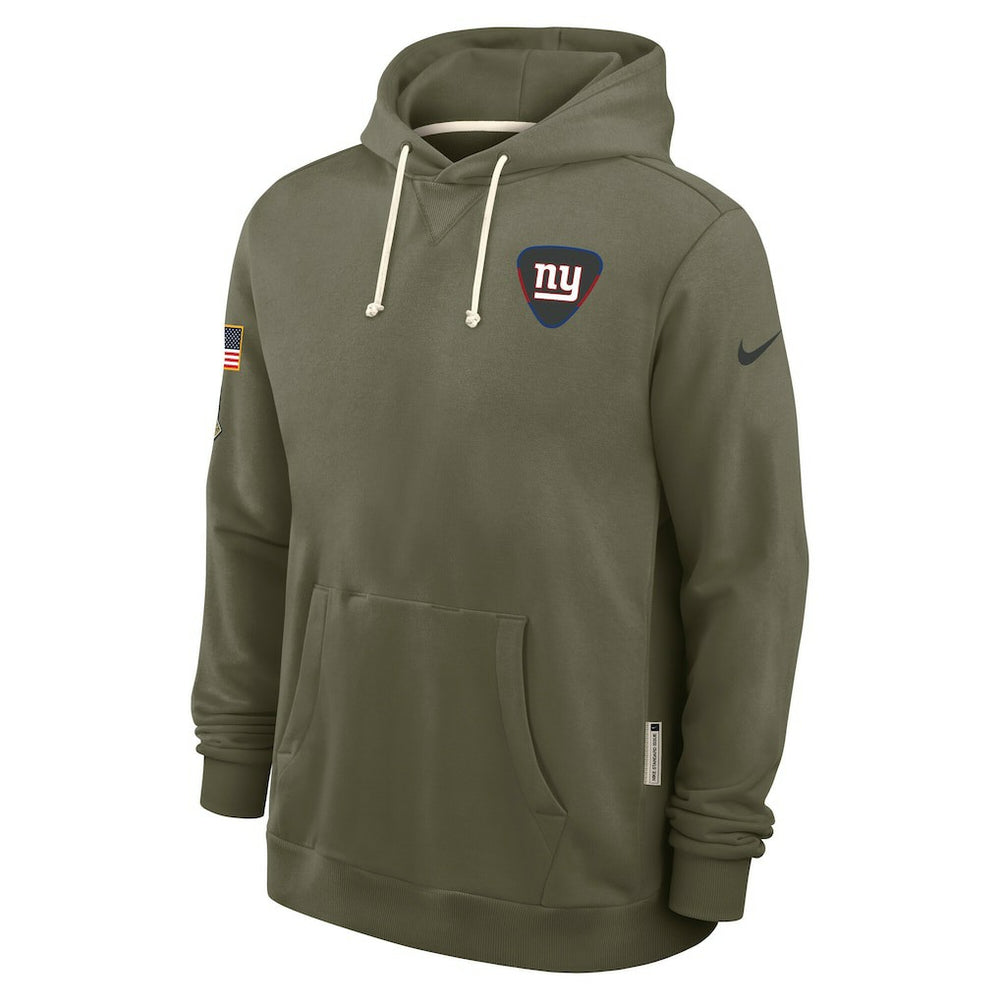 New York Giants 2025 Salute to Service Sideline Standard Issue Dri-FIT Hoodie Olive - Nike