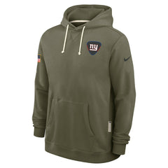 New York Giants 2025 Salute to Service Sideline Standard Issue Dri-FIT Hoodie Olive - Nike