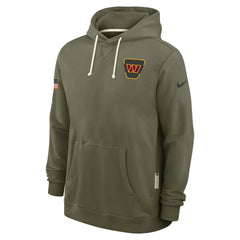Washington Commanders 2025 Salute to Service Sideline Standard Issue Dri-FIT Hoodie Olive - Nike