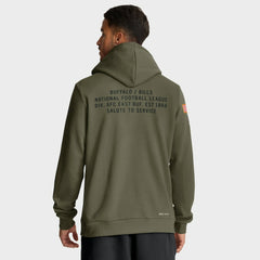 Buffalo Bills Big & Tall 2025 Salute to Service Sideline Dominant Force Dri-FIT Hoodie Olive - Nike