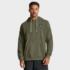 Las Vegas Raiders Big & Tall 2025 Salute to Service Sideline Dominant Force Dri-FIT Hoodie Olive - Nike