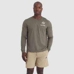Miami Dolphins 2025 Salute to Service Sideline Long Sleeve T-Shirt Olive - Nike
